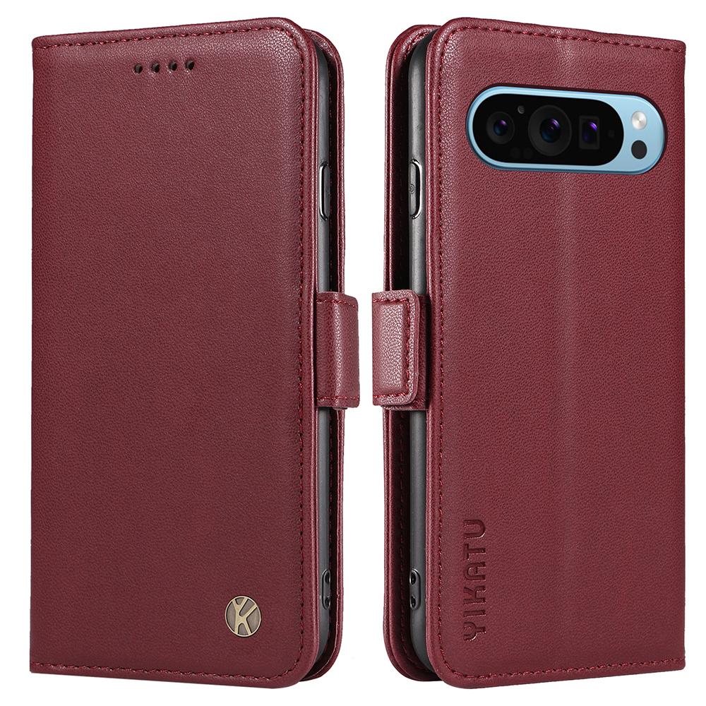 YIKATU YK-003 Für Google Pixel 10 Pro/10/9 Pro/9 Brieftaschen-Handyhülle Sturzsichere Leder-Klapphülle