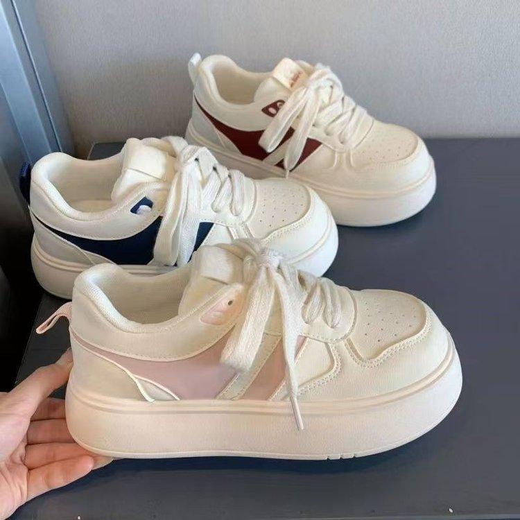 ins autumn shoes platform bread new sports student casual board shoes