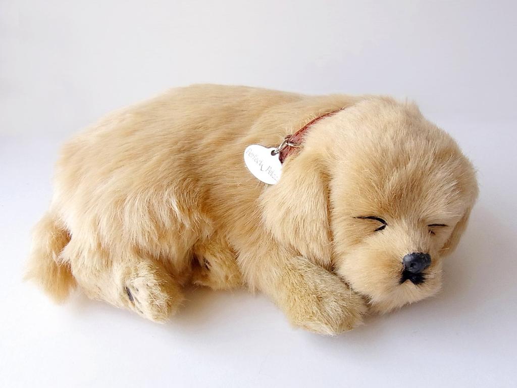 Ninian and Kino Perfect Pet Retriever Plush Stuffed Dog Stuffed Animal (Small) Dog, Realistic, Lifelike, Animal-Like Animal, Soothing, Moving, Gift,