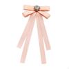 Bow Tie for Women Pre Tied Bowtie Collar Decoration Ribbon Neck Brooch Pin Holiday