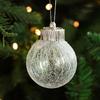 Christmas Transparent Home Decoration Mesh Design Exquisite Christmas Ornaments Venue Decoration Prop 6/12PCS/Set