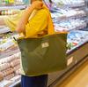 Eco-Friendly Large Waterproof Foldable Drawstring Shopping Shoulder Bag