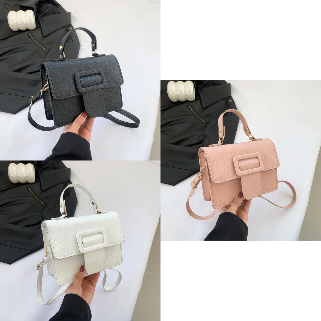 2024 New Personality Casual Fashion Small Square Bag Street Trend Pu Shoulder Crossbody Bag