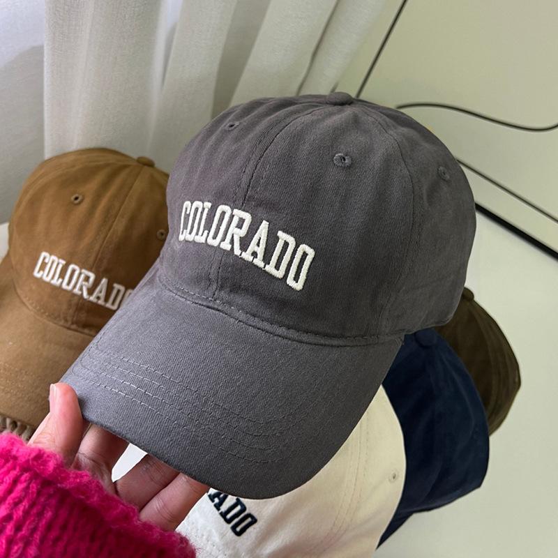 

Big head circumference baseball hat men show their faces small spring summer casual versatile large size cap women Average size серый