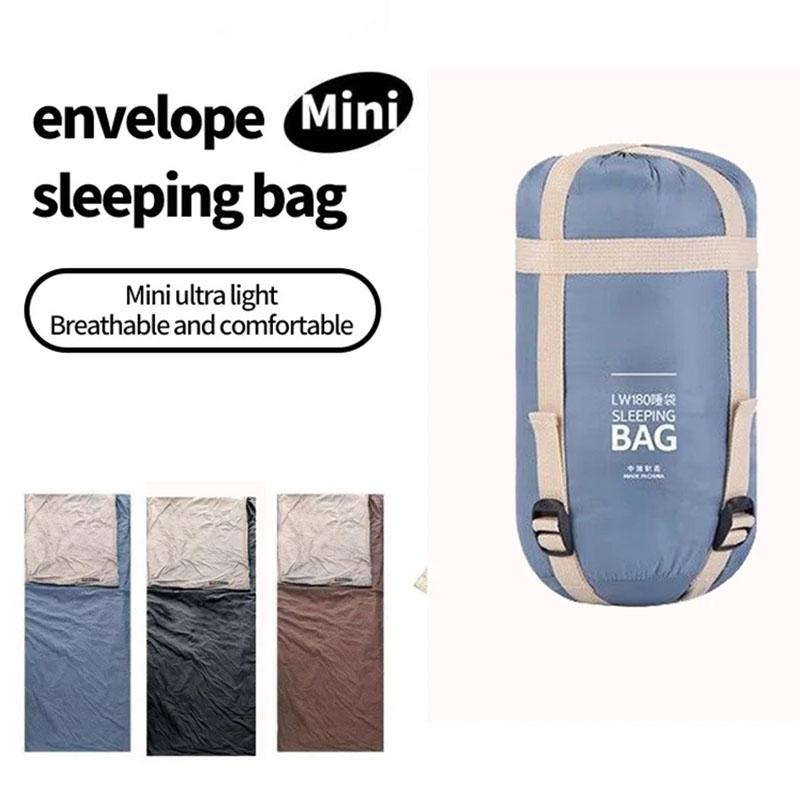 Ultralight Outdoor Camping Compact Adult Sleeping Bag Travel Washable Down Cotton Insulation Dirt-Resistant Portable Waterproof