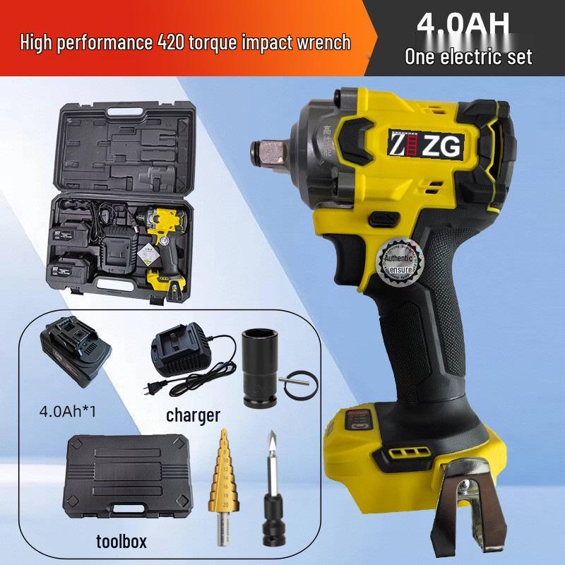 

Бездротовий електричний ударний гайковерт високого крутного моменту безщітковий для авторемонту та деревообробки з літієвим акумулятором