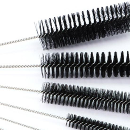 10 Pezzi Spazzole Per Cannucce Extra Lunghe, Setole In Nylon E Manico In Acciaio Inox, 200x33x5mm, Per Borracce E Provette (5 Colori)