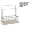 Kitchen Sink Caddy Sponge Holder Large Capacity Rustproof Self-draining Multipurpose Soap Dish Holder Drying Rack