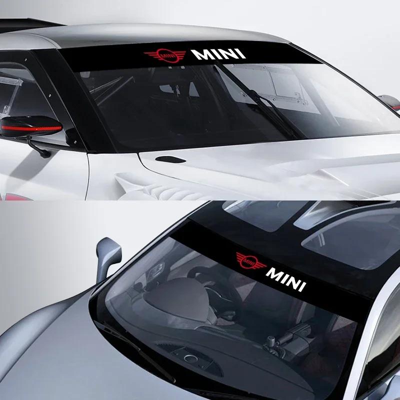 For Bmw Mini Car Front Windshield Stickers Front and Rear Decorative Decals Sticker For MINI F54 F55 F56 R56 R60 SONE Roadster C