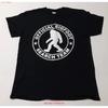 Oficiální tričko Bigfoot Search Team Černé Velikost M vintage Vyprané Ležérní Unisex streetwear móda Měkký top pro každodenní nošení