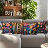 Abstract Flowers Cushion Pillowcase Printed Polyester 45X45Cm Throw Pillowcover Decorative Sofa Cushion Pillowslip Home Decor