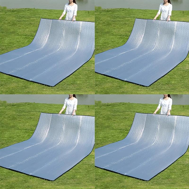 Waterproof Mat Double-sided Aluminum Film Moisture-Proof Mat Portable Picnic Mat Outdoor Tent Camping Beach Moisture-Proof Mat