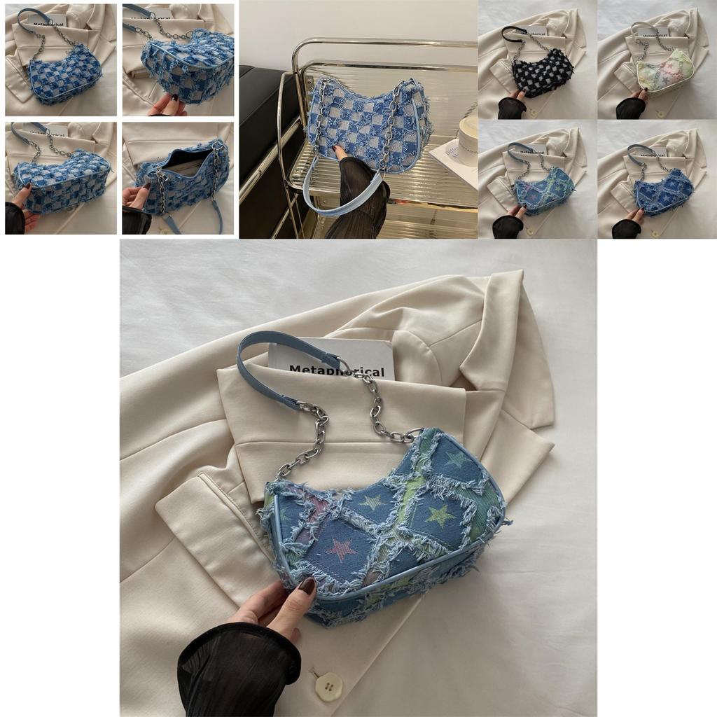 Fashionable Mini Crescent Bag Unique Korean Style Ins Inspired Shoulder Bag