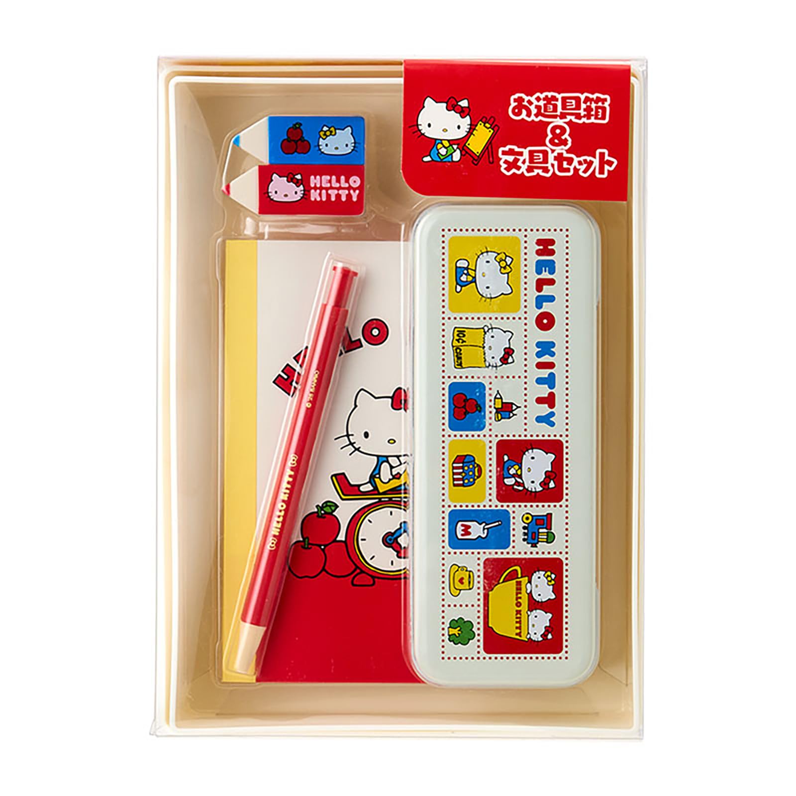 Sanrio Tool Box Stationery Set Always Hello Kitty 332925 & (Everyday Goods, Sanrio)