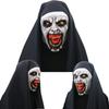 Terrifying Nun Horror Mask Cosplay Valak Scary Latex Full Face With Headscarf