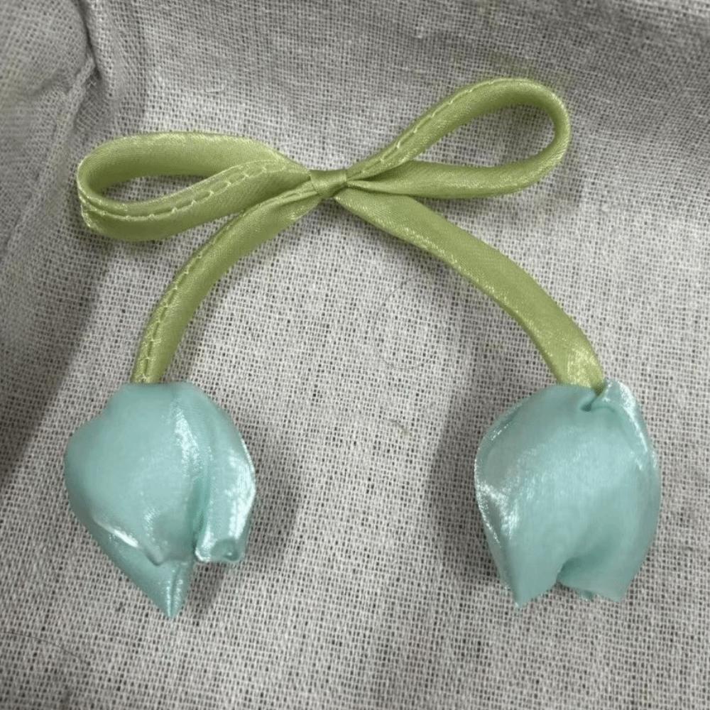 5Pcs Sweet Tulip Lace-up Straps Ornaments Curtains Tie Rope Fashion Curtain Tieback  Cake