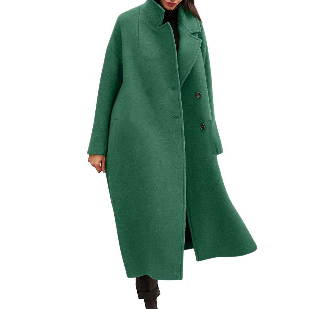 Women's Long-sleeved Color Floral Print Lapel Coat