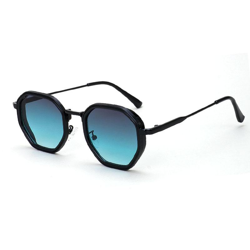 Metallic Retro High-Value Slimming Sunglasses - Versatile Fashion Street Style