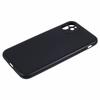 For iPhone 11 Black Case Glossy Surface Soft TPU Back Phone Cover