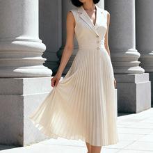Spring European and American temperament elegant edge vest slim sleeveless V-neck commuter women's clothing