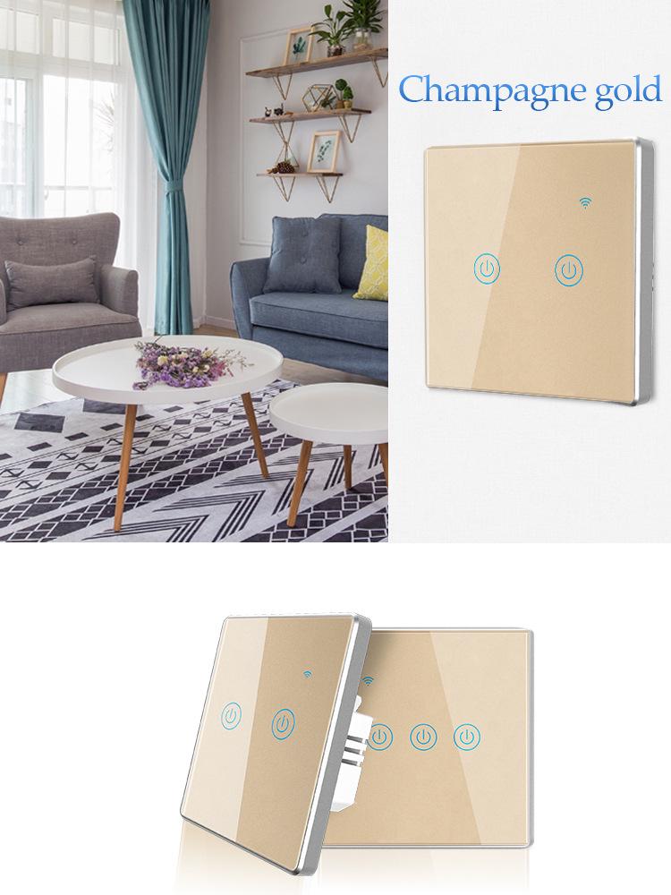 Graffiti EU Smart WiFi Touch Switch with Alexa Voice Control