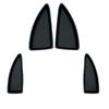 Interior-Front and Rear Door-Switch Bezel Cap Set For GM Chevy 2016-2018 Malibu