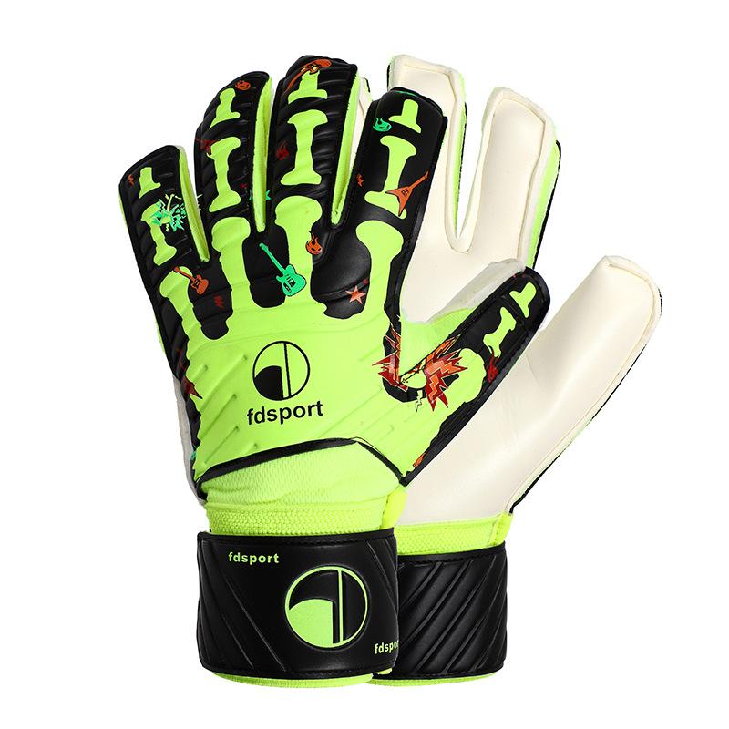 New Football Goalkeeper Gloves Latex Finger Protective Gloves Professtional Competition 5 Fingers Protection for Kids Adults