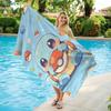 P-Pokmon Squirtle Beach Towel Soft Microfiber Bath Towel Squirtle Bulbasaur Flat Print Absorbent Towel for Beach Pool Camping