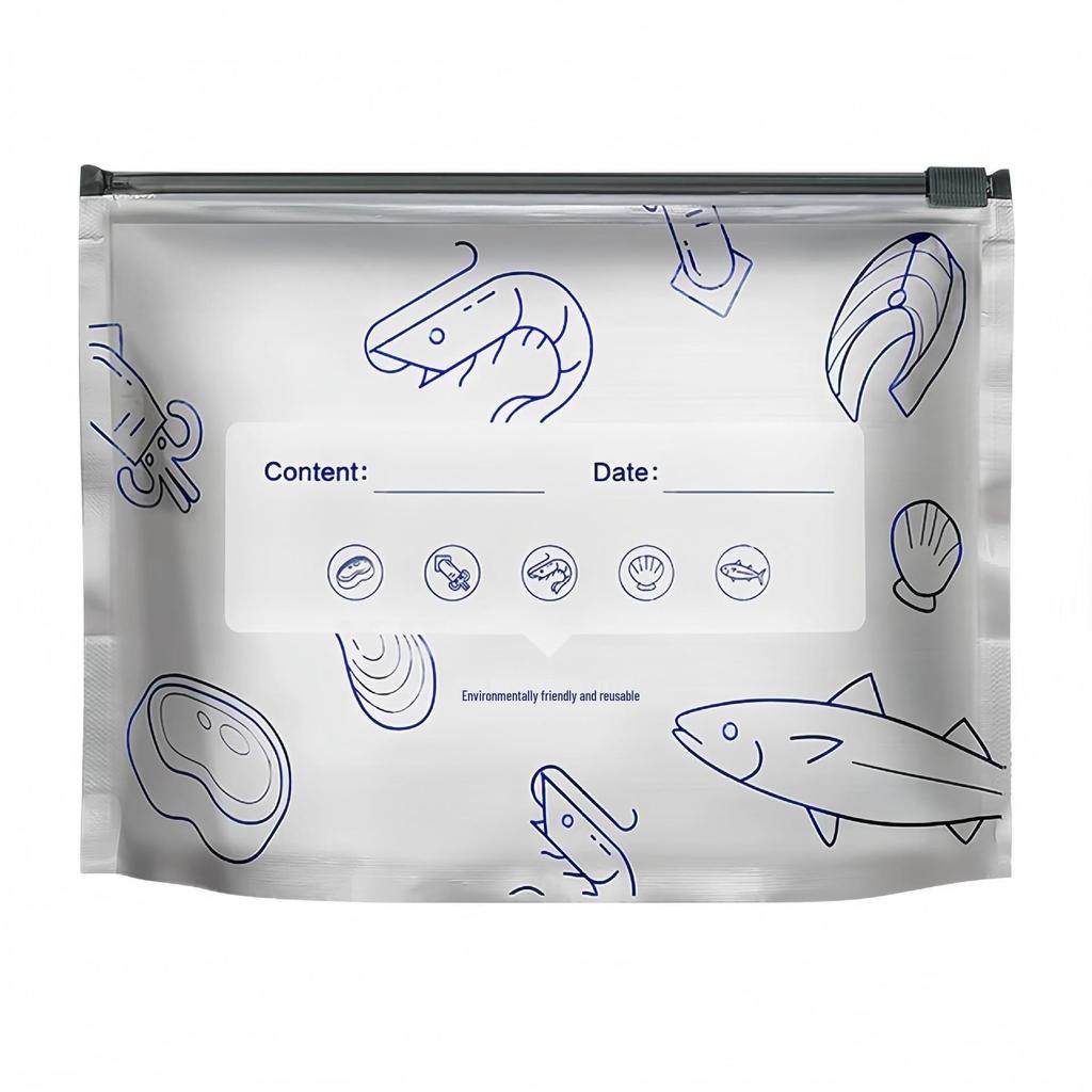 Aluminum Foil Freshness Lock Zipper Bags for Food Storage