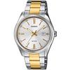 CASIO Watch - Stainless Steel Bracelet - 5 ATM Waterproof - Quartz Movement