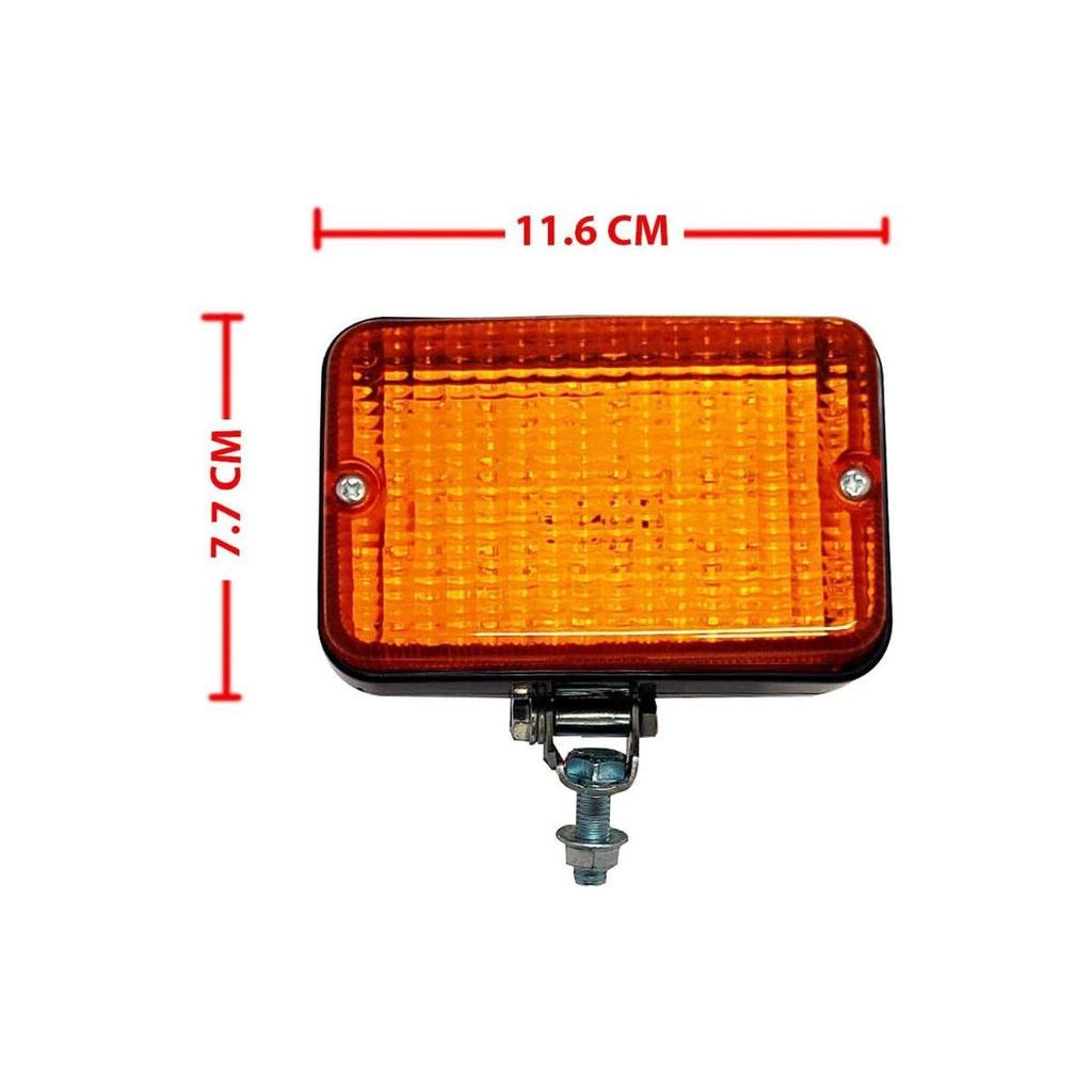 APSMOTIV Led Work Lights Off Road 20 LEDs 24V with Flush Mount Brackets for Trucks,Tractor, ATV, SUV Universal Fit Amber Led Work Flood Lights