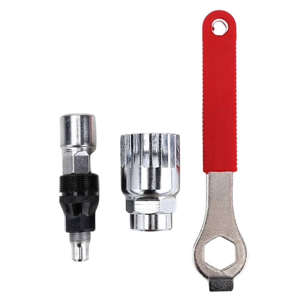 

3PCS Extractor Remover Crankset Removal Tool Steel Handle Spanner Bicycle Repair Tool Bike Repair 3pcs