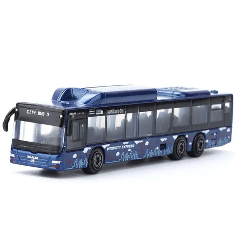 Majorette 1/110 Mann Pendelbus Reisebus Legierungsauto Diecasts & Spielzeugfahrzeuge Automodell Miniatur Maßstabsmodellauto Für Kinder gray