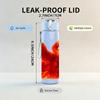 1PC Burning Red Phoenix Bird Fantasy Print 750ml Color Plastic Sports Water Bottle Leakproof Flip Straw Lid Suitable for Sports Office Home Use