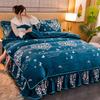 Four-Piece Set Of High-Gram Milk Fleece,4-Pcs Set Of Thickened Milk Fleece,4-Pcs Set Of Maternal And Infant Grade Farley Fleece, Class A