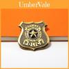 Zootopia Judy Police Badge Cartoon Alloy Decorative Pin For Fans
