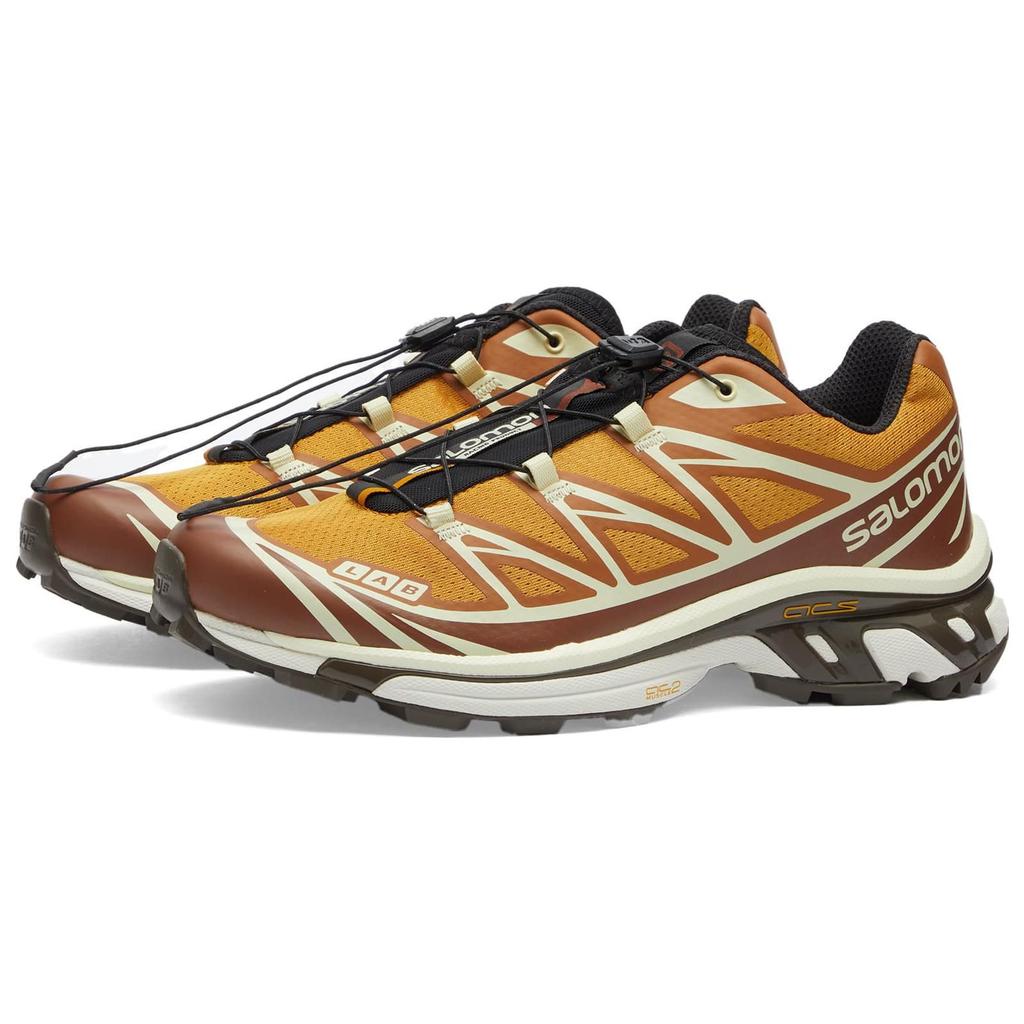 FIM. x Salomon XT-6 Porcini Tênis Masculinos Açúcar Mascavo-Amarelo Amêndoa L47424300