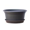 Fioriera Retro Loto Diametro Grande Fioriera Bassa Fioriera Idroponica in Plastica per la Coltivazione di Semi di Loto Piante Acquatiche Uso Giardino Balcone