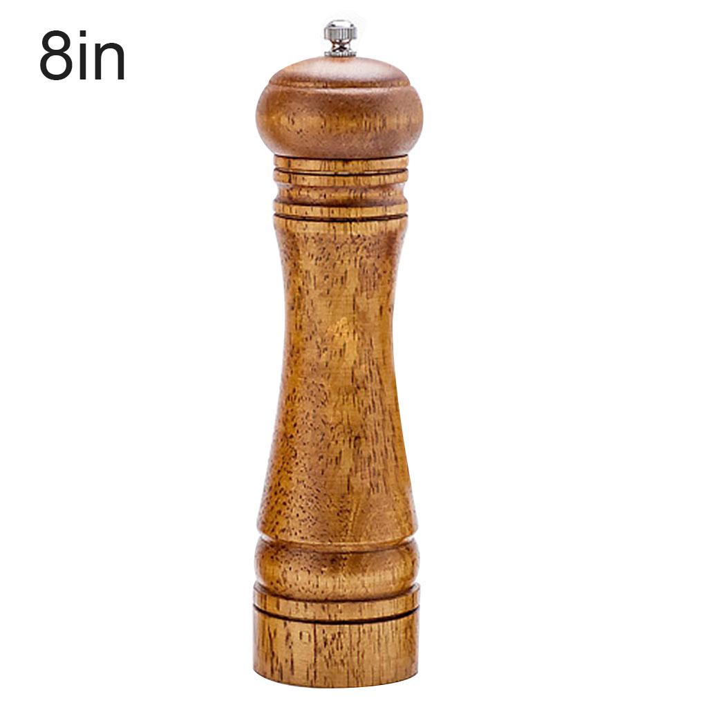 Pepper Mills Solid Wood Pepper Mill with Strong Adjustable Ceramic