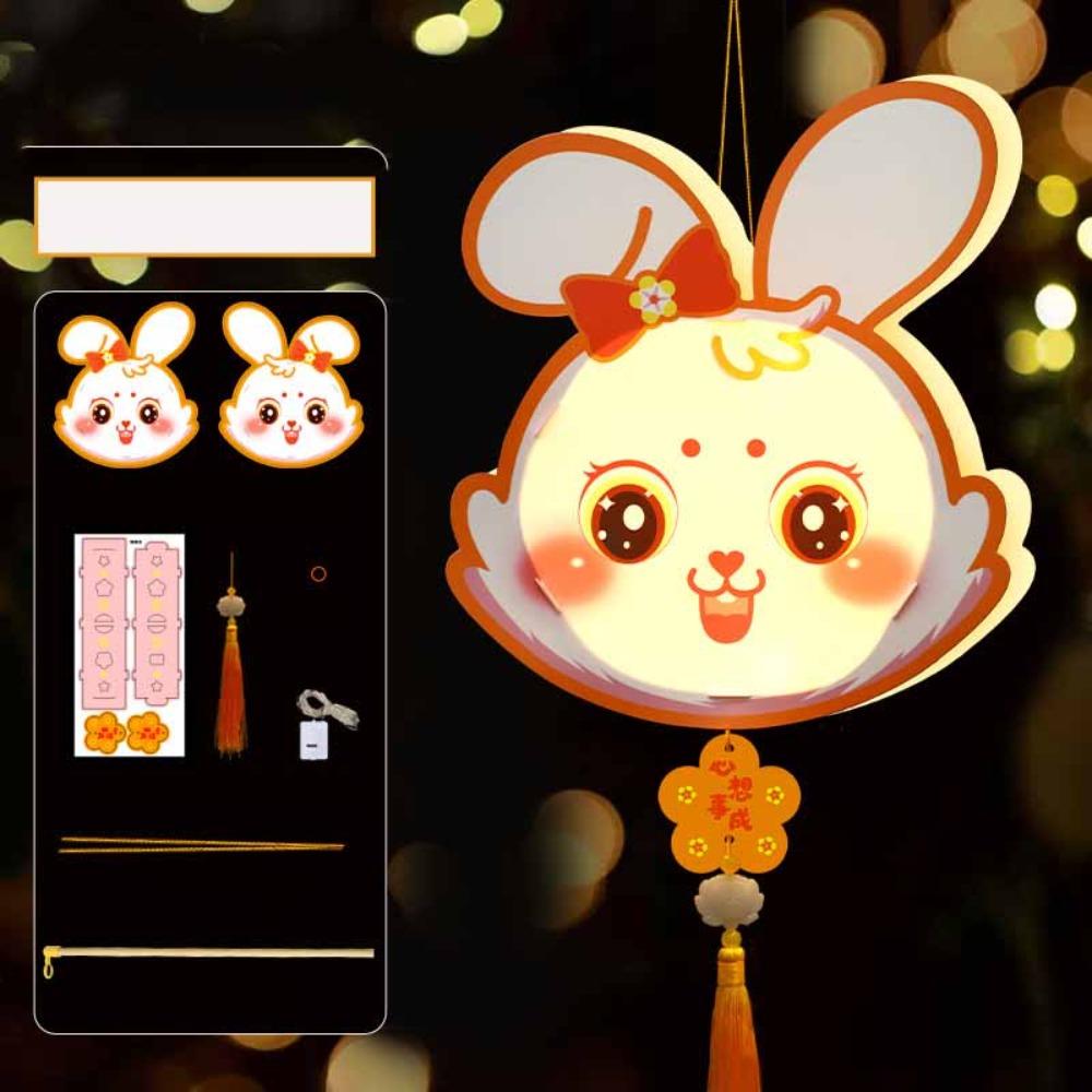 3D Middle Autumn Festival Lantern PVC Ancient Style Handheld Lantern  Gift