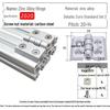 Hochleistungsscharniere aus Zinklegierung für Aluminiumprofiltüren (20/30/40/45)