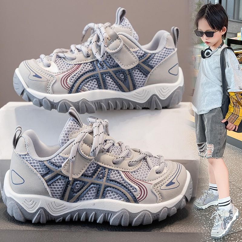Youth Style Shoes Kids Breathable Mesh Sneakers Boys Girls Lightweight Chunky Shoes Casual Outdoor Walking