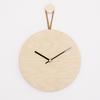 Nordic Minimalist Wooden Hemp Rope Wall Clock Creative Wall Hanging Watch Mute Quartz Clock Home Living Room Office Decoration
