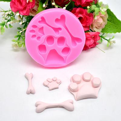 Dog Bones Silicone Fondant Icing Mould Wedding Cake  Decoration