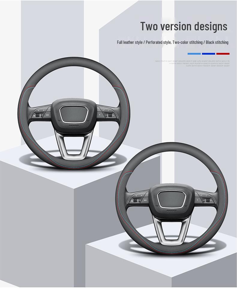 Ford Escape 2020-2024 Steering Wheel Cover, All-Season, No-Sew, Anti-Slip, Sweat-Absorbent
