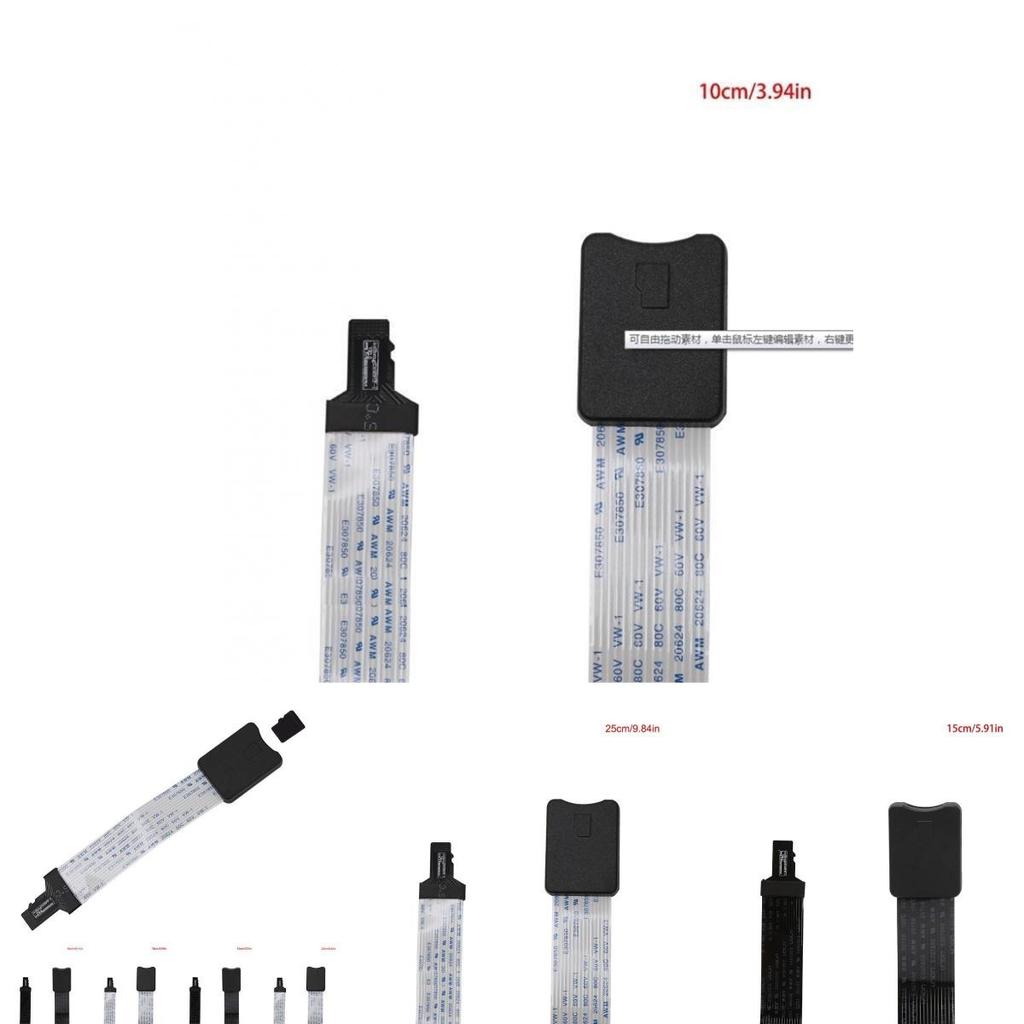 Premium Quality Tf To Micro Sd Card Extension Cable Flexible Adapter For Phones And Gps