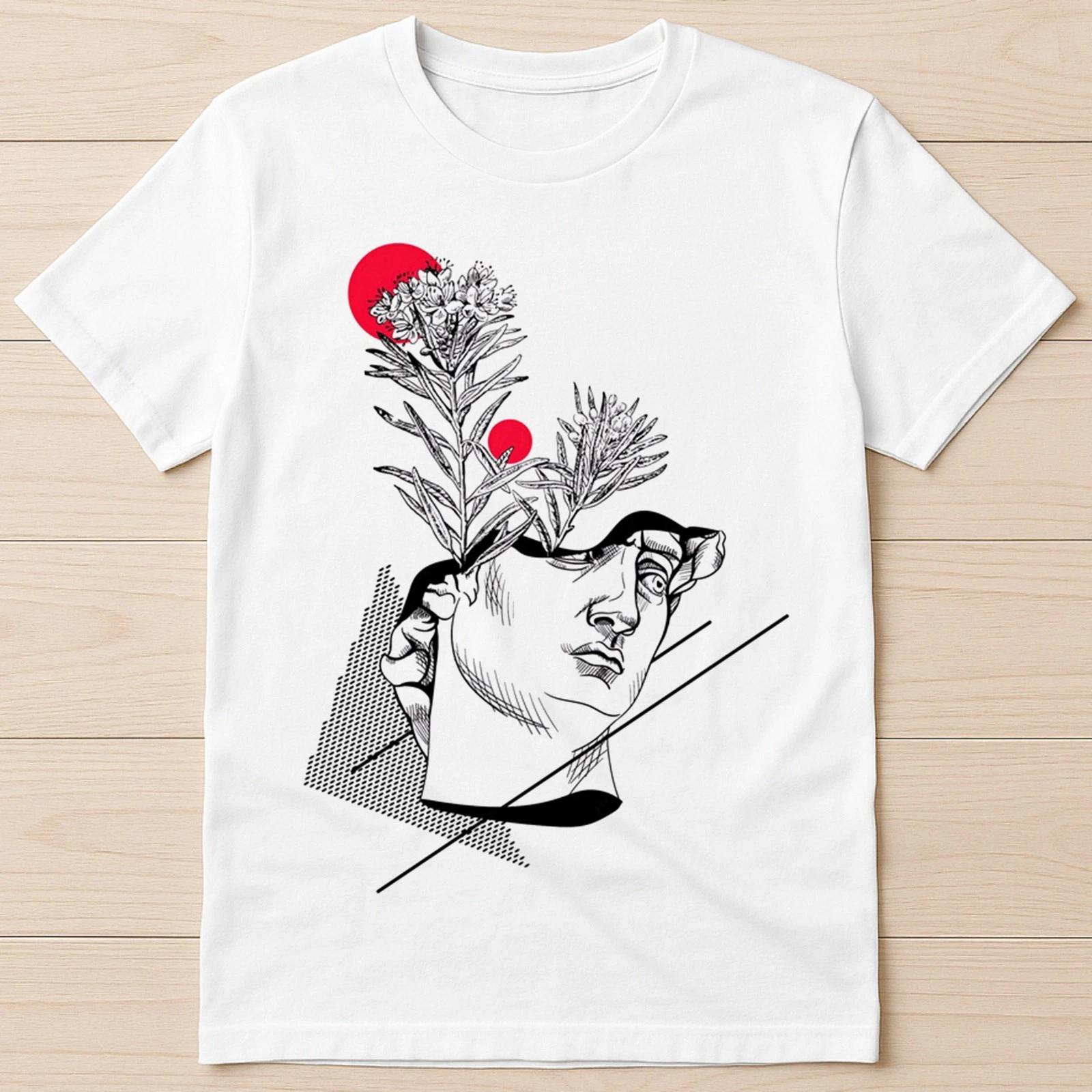 David Statue Art Michelangelo Japan Art Hilarious Funny Gift Tee T Shirt 2979 S