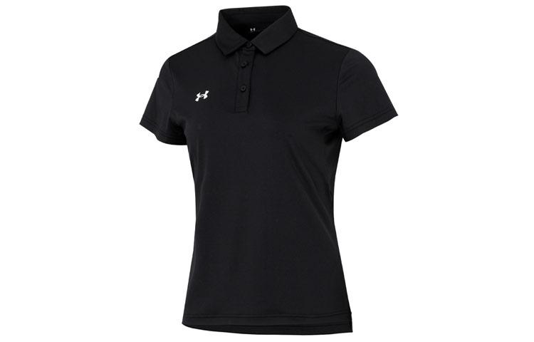 Under Armour Polo Shirt Women s Black 22500525-001 L