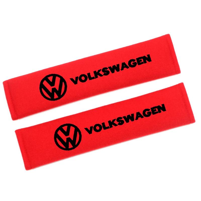 2Pcs Auto Car Cotton Seat Belt Cover Case for Volkswagen VW Transporter T5 2010 2011 2012 2013 2014 2015 Auto Accessories zd0