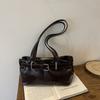 Street Fashion Pu Small Shoulder Bag With Zipper Closure For Daily Use